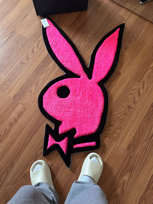 Black/Pink Playboy Rug